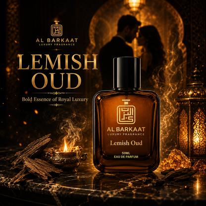 Lemish Oud Parfum 50ML | Rich Arabic Woody Oud & Spicy Fragrance | For Men & Women