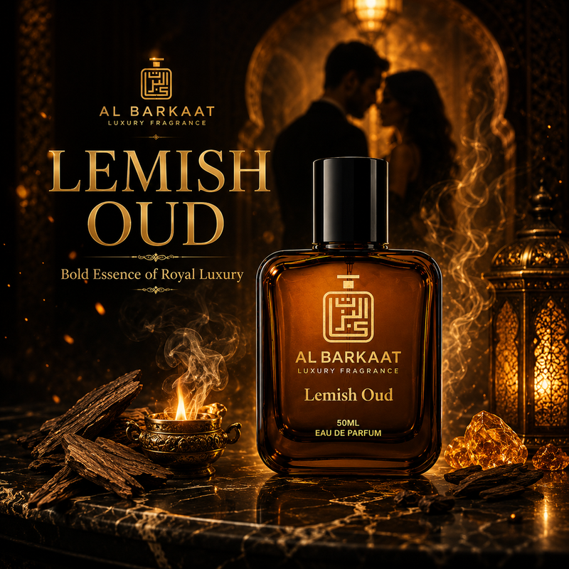 Lemish Oud Parfum 50ML | Rich Arabic Woody Oud & Spicy Fragrance | For Men & Women